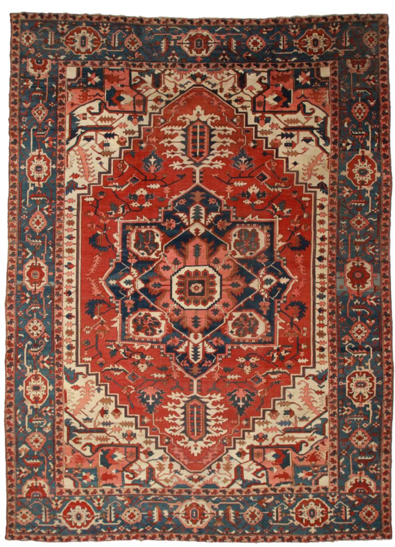 Antique Persian Serapi 12 x 15 Rug 14070