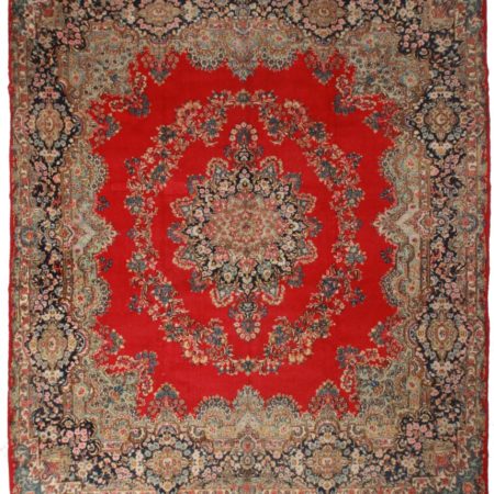 Antique Persian Kerman 12x14 Rug 31