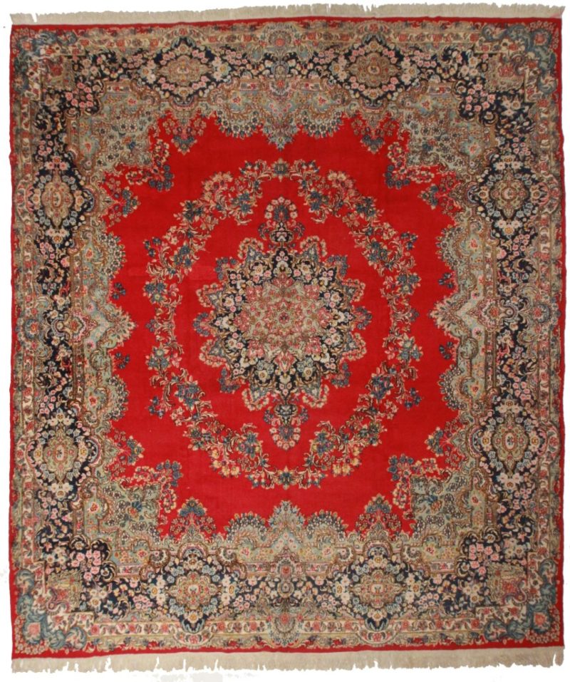 Antique Persian Kerman 12x14 Rug 31