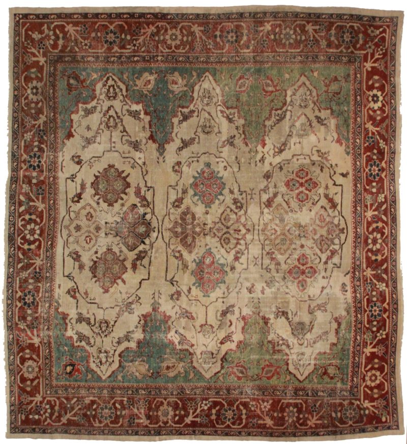 Antique Persian Sultanabad 12 x 14 Rug 14270