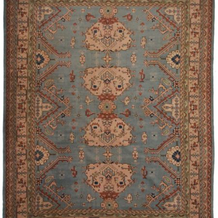 Antique Turkish Oushak 10x13 rug 9412