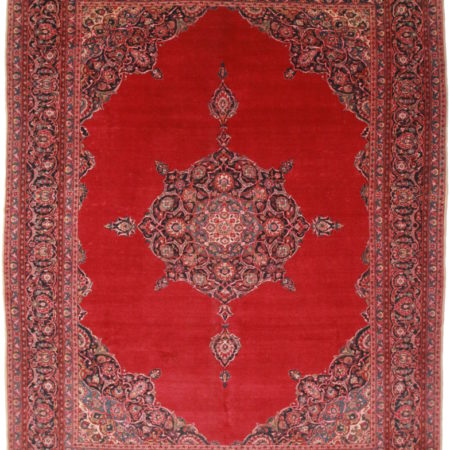 Antique Persian Kashan 11x14 Rug 1194