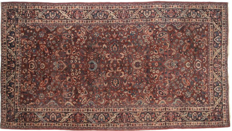 Persian Mashad 8x16 Oriental Rug 1399