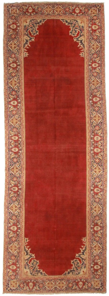 Antique Indian Agra 7x19 Wool Oriental Rug 5733