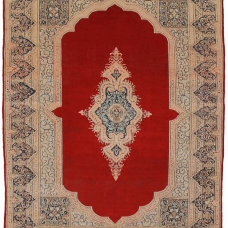 Antique Persian Kerman 9x12 Wool Oriental Rug 2478