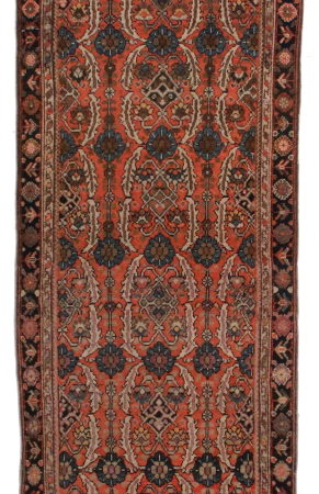 Antique Persian Malayer 3x16 Wool Oriental Rug 5639