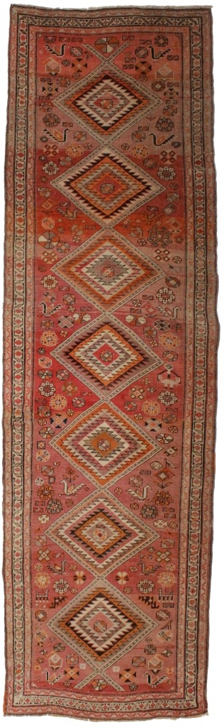 Antique Persian Serab 4x12 Wool Runner 4283