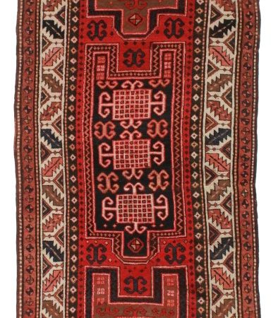 Antique Russian Caucasian 4x10 Runner 4217