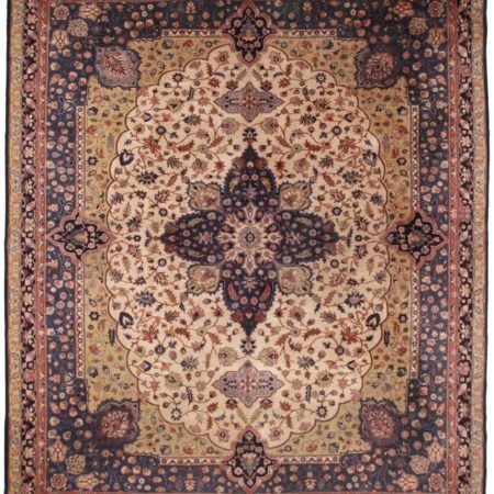 Antique Turkish 12x14 Wool Oriental Rug 1955