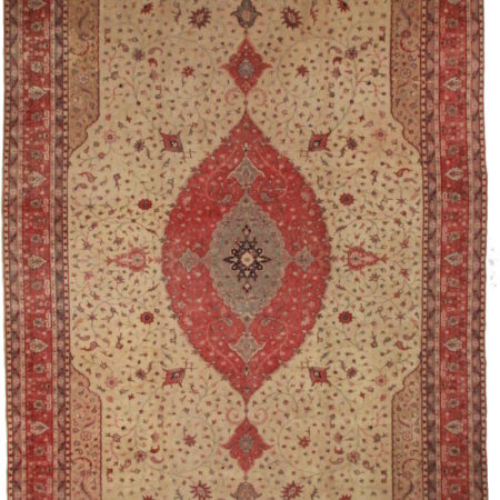 Antique Turkish 12x23 Wool Oriental Rug 1754