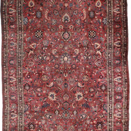 Large Persian Mashad 13x19 Wool Oriental Rug 3452