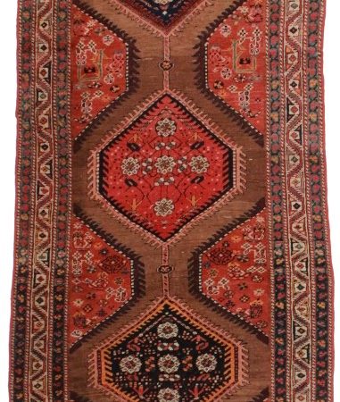 Persian Hamedan 4x12 Wool Runner 2354