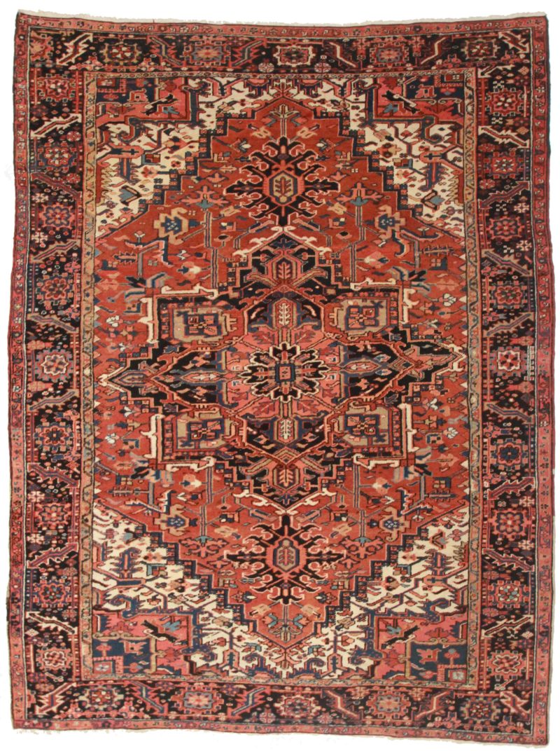 Persian Heriz 8 x 10 Wool Oriental Rug 7084