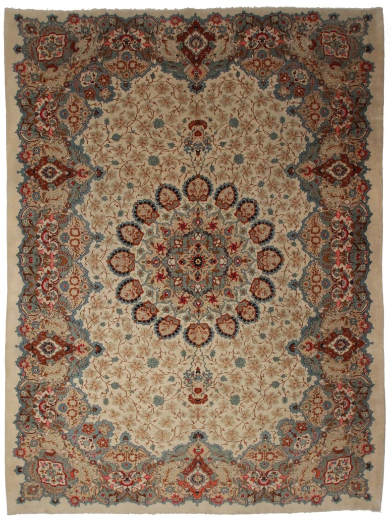 Persian Kashan 10x14 Oriental Rug 4358