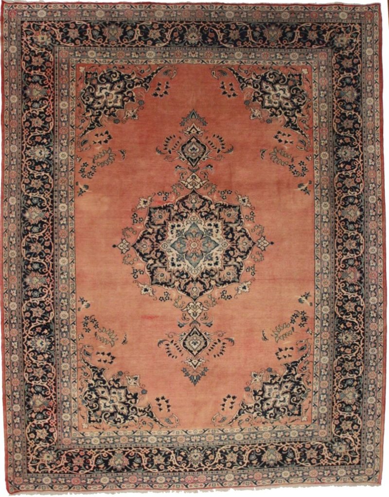 Persian Kashan 9x12 Wool Oriental Rug 1770