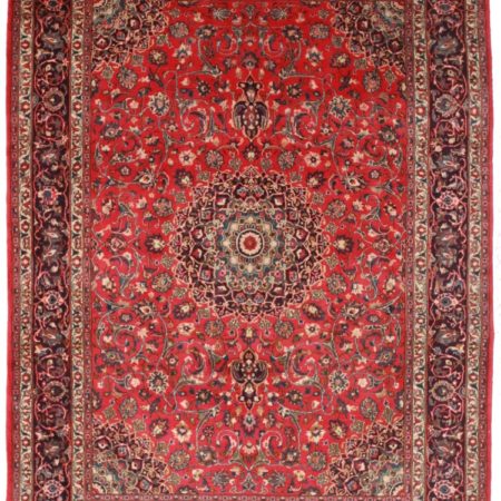 Persian Mashad 8x11 Wool Oriental Rug 7268