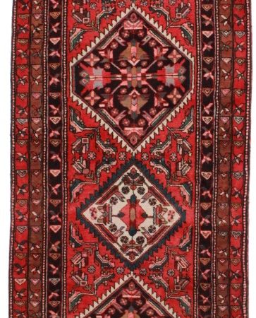 Persian Meshkin Runner 4x13 Wool Oriental Rug 6573