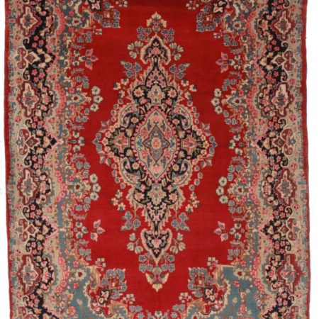 Persian Yazd 7x10 Wool Oriental Rug 2728