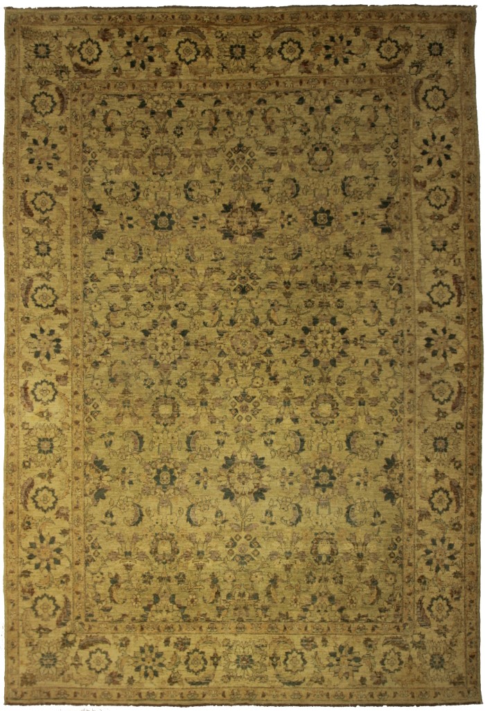 Vintage Turkish 10x14 Wool Rug 14367