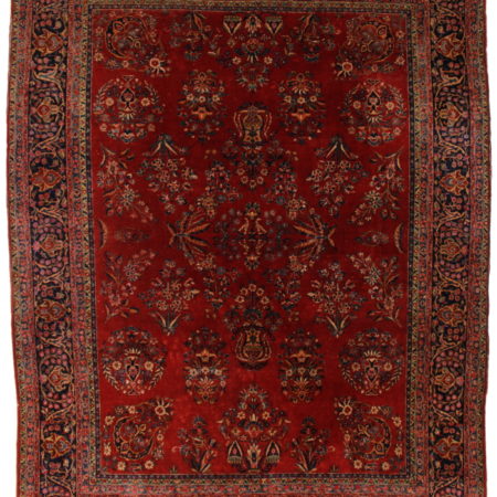Persian Kashan 9 x 12 Area Rug 14371