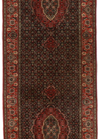 Persian Tabriz Silk Wool 3 x 9 Runner 14381