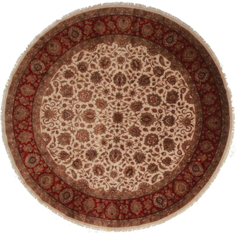 12 Feet Round Persian Design Rug 13651