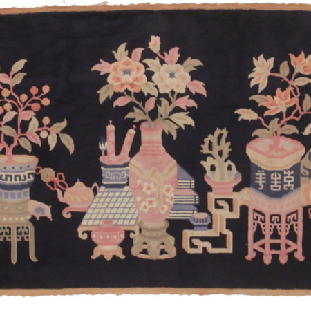 3 x 6 Antique Chinese Peking Rug 14194