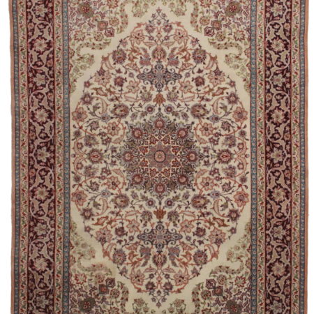 5 x 7 Silk Persian Isfahan Rug 14155