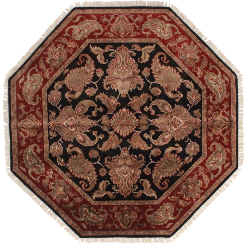 6 Feet Octagon Persian Design Rug 13590