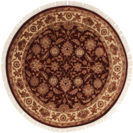 6 Feet Round Persian Design Rug 13035