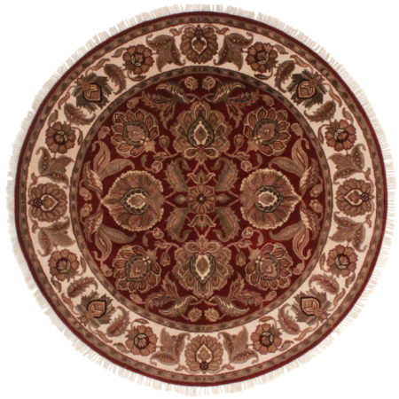 6 Feet Round Persian Design Rug 13413