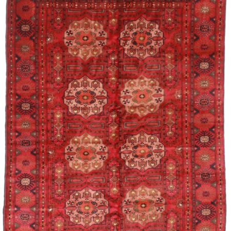 6 x 9 Fine Wool Turkmen Tribal Rug 14144