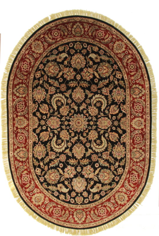 6 x 9 Oval Persian Design Rug 13592