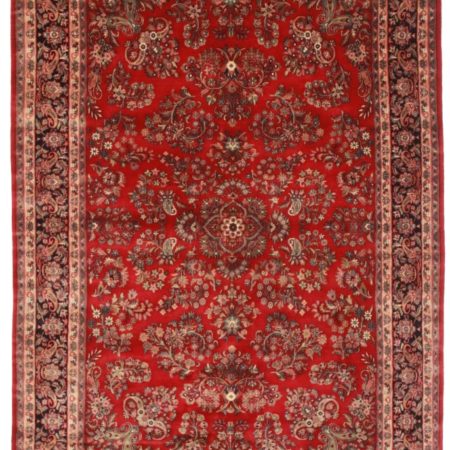 7 x 10 Persian Sarouk Style Rug 12191