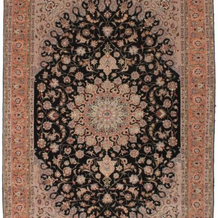 7 x 10 Silk Wool Fine Persian Tabriz Rug 7408