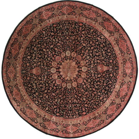 8 Feet Round Persian Design Rug 11112