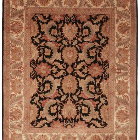 8 x 10 Black Persian Style Rug 13197