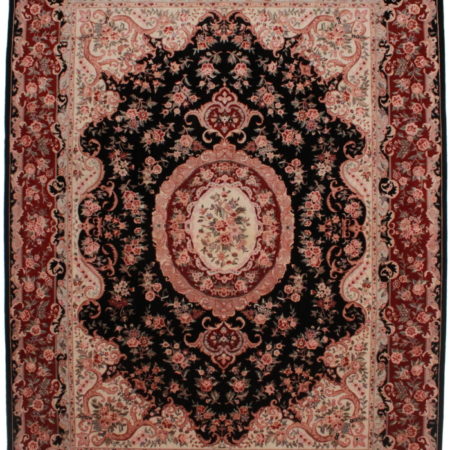 9 x 11 Silk Wool Tabriz Style Rug 14222