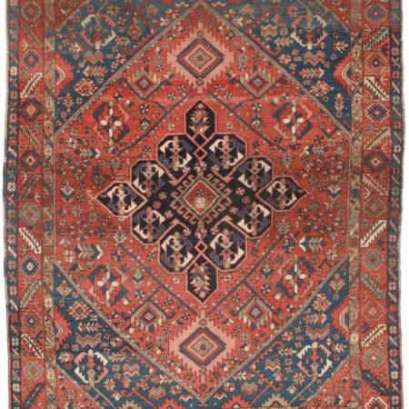 9 x 12 Antique Persian Heriz Rug 12147