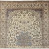 Large Silk Wool Persian Nain Rug 14384