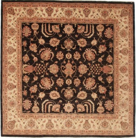 Oushak Style Square Quality Peshawar Rug 13885