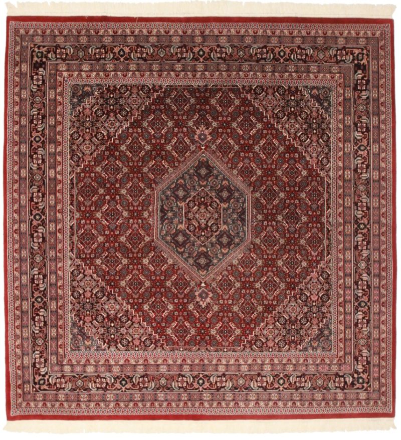 Square Persian Bidjar Style Rug 11061