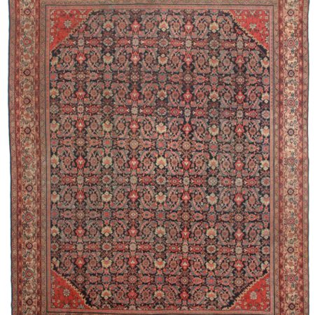 10 x 13 Antique Persian Mahal Rug 13836