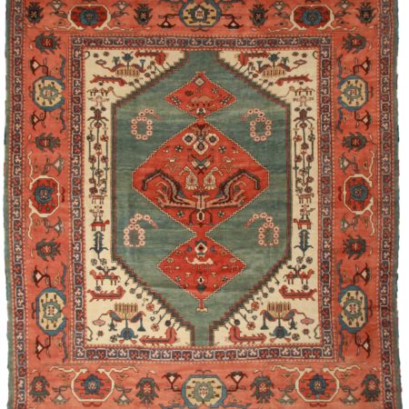 13 x 15 Persian Karajeh Wool Rug 10640