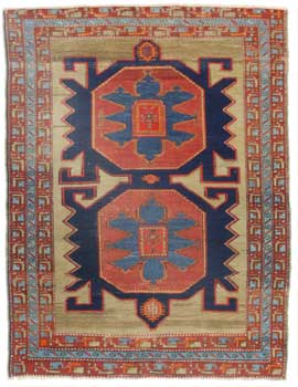 14344 Antique Russian Rug