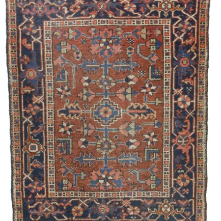 3 x 5 Antique Persian Karajeh Wool Rug 14278