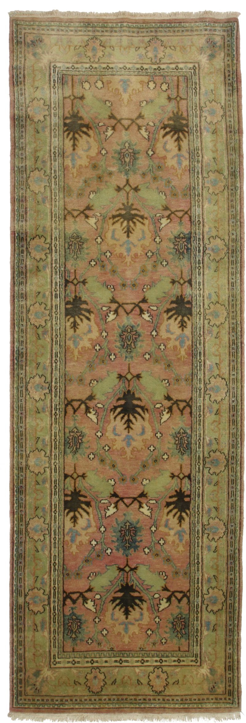 4 x 12 Vintage Persian Style Wool Runner 9992