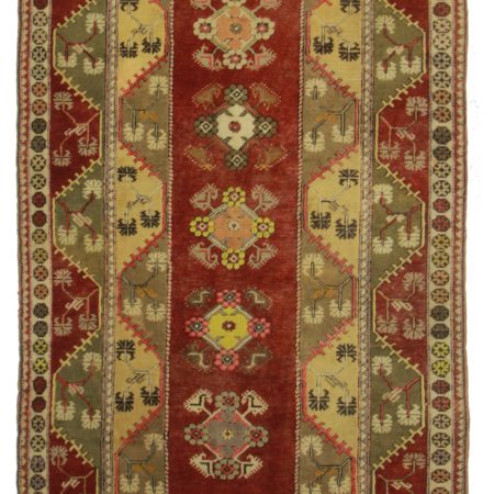 5 x 9 Vintage Turkish Wool Rug 14366