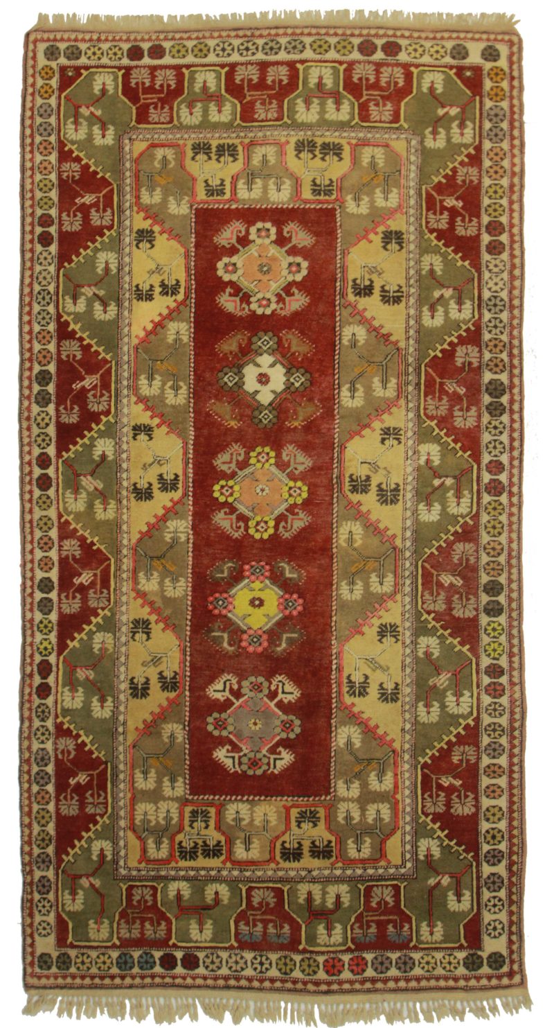 5 x 9 Vintage Turkish Wool Rug 14366