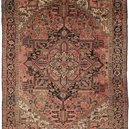 8 x 10 Vintage Persian Heriz Wool Rug 11036